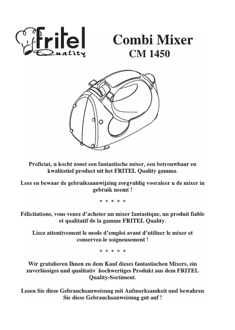 Image de la première page du manuel de l'appareil CM 1450