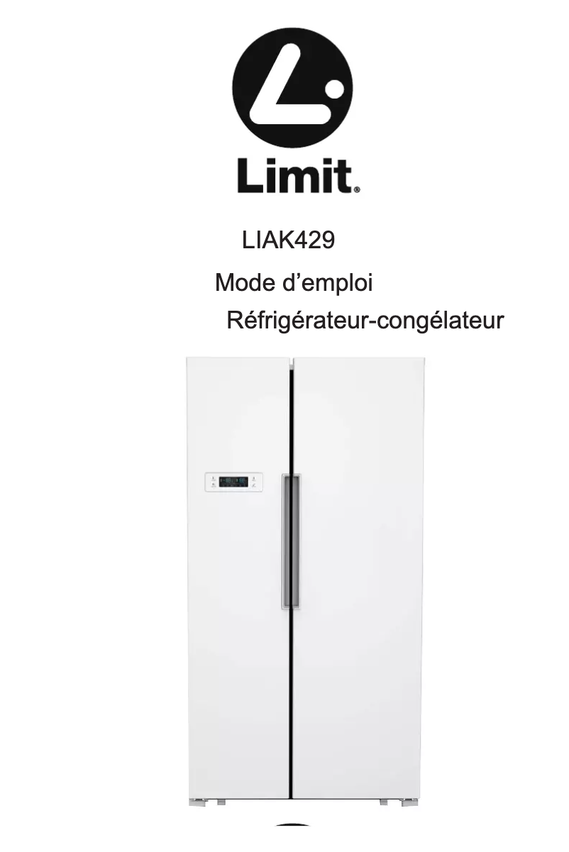 Page n°1 - Manuel utilisateur Limit LIAK429