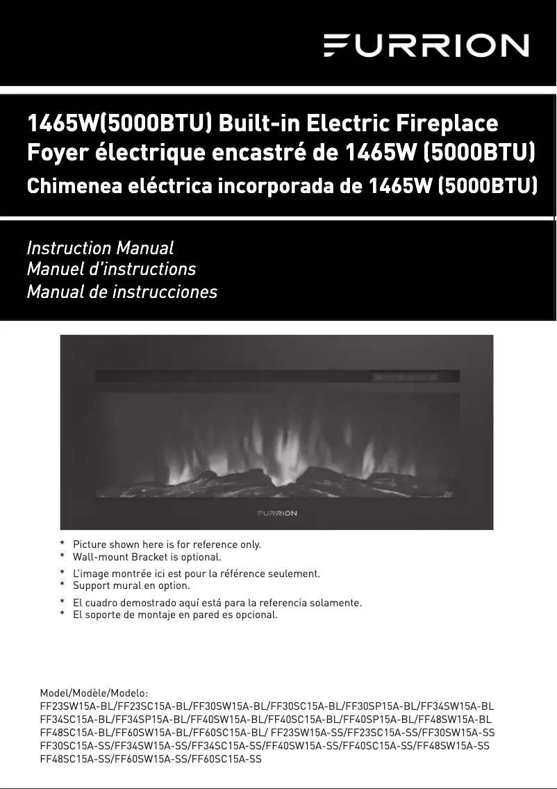 Page 1 de la notice Manuel utilisateur Furrion FF34SC15A