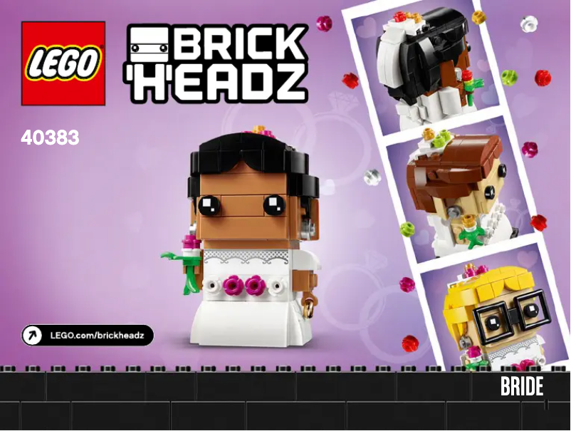 Image de la première page du manuel de l'appareil Brickheadz 40383