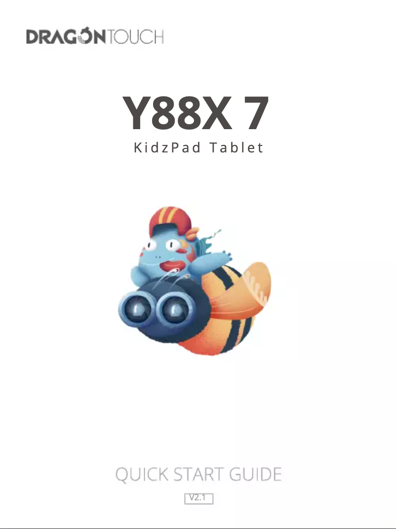 Página 1 del manual Manual de usuario Dragon Touch Y88X 7