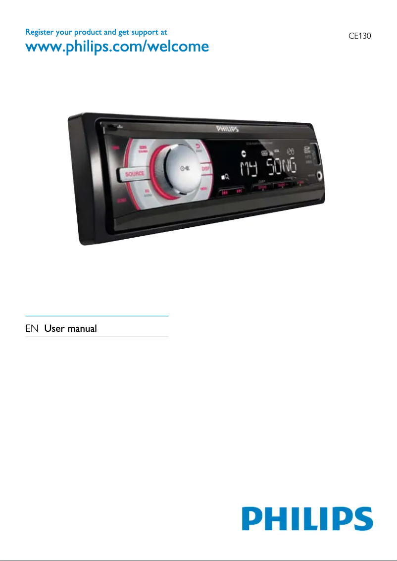 Page n°1 - Manuel utilisateur Philips CE130X