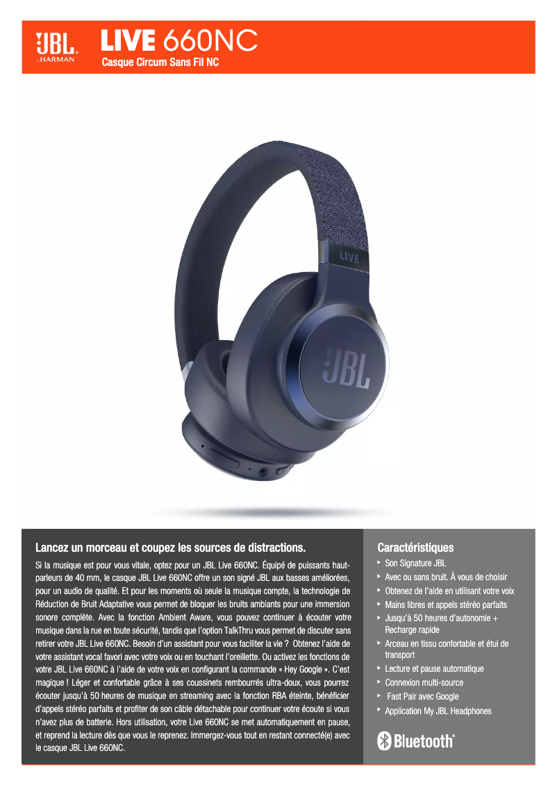Image de la première page du manuel de l'appareil Live 660NC