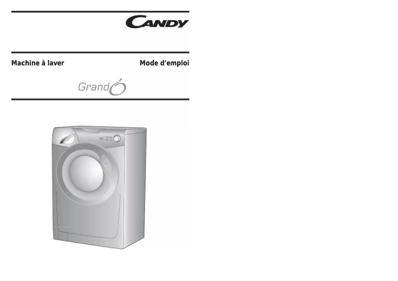 Page n°1 - Manuel utilisateur Candy GO F 146-14S