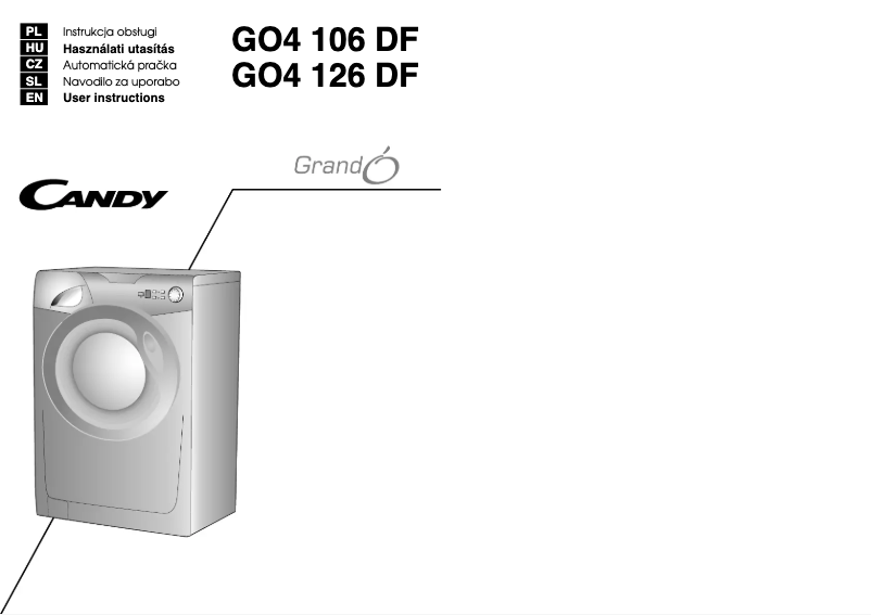 Image de la première page du manuel de l'appareil GO4 126DF/L1-S
