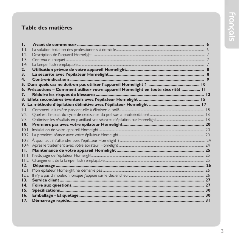 Image de la première page du manuel de l'appareil G910E