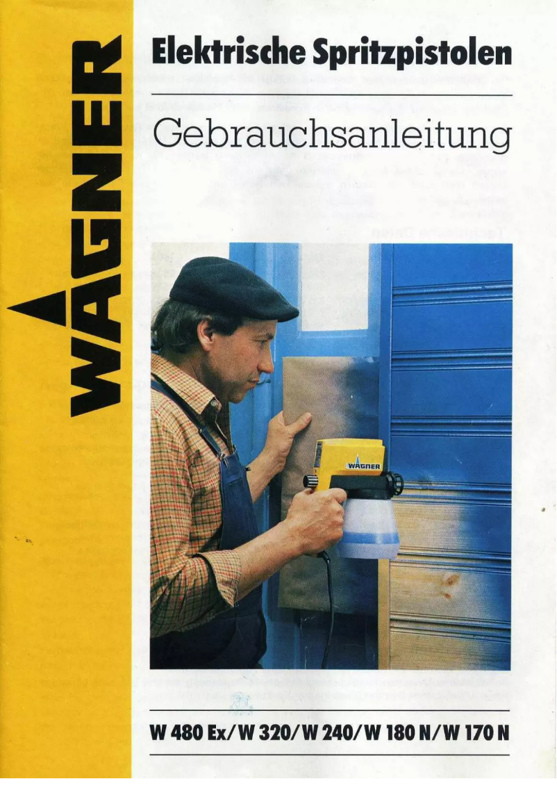 Page 1 de la notice Manuel utilisateur Wagner W 240