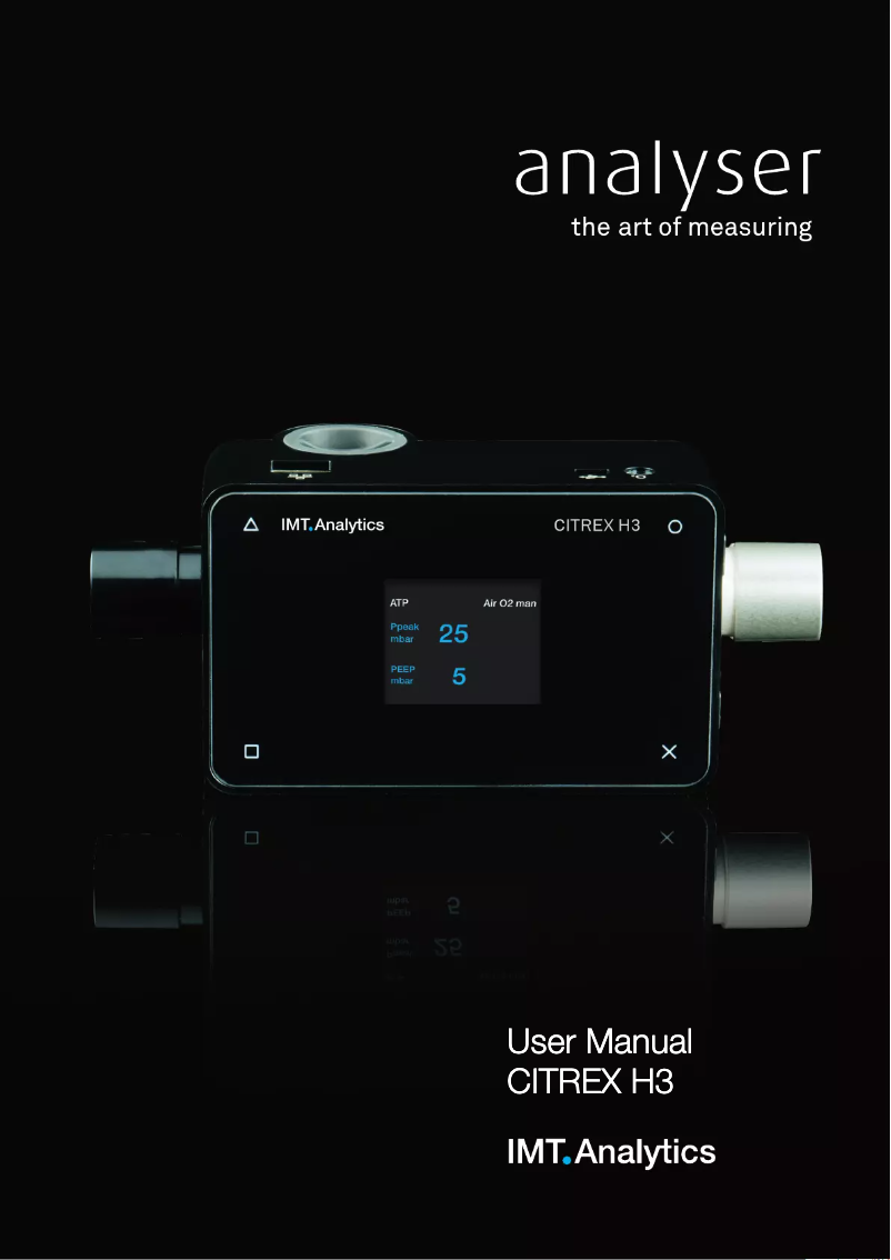 Page 1 de la notice Manuel utilisateur Rigel Medical Citrex H3