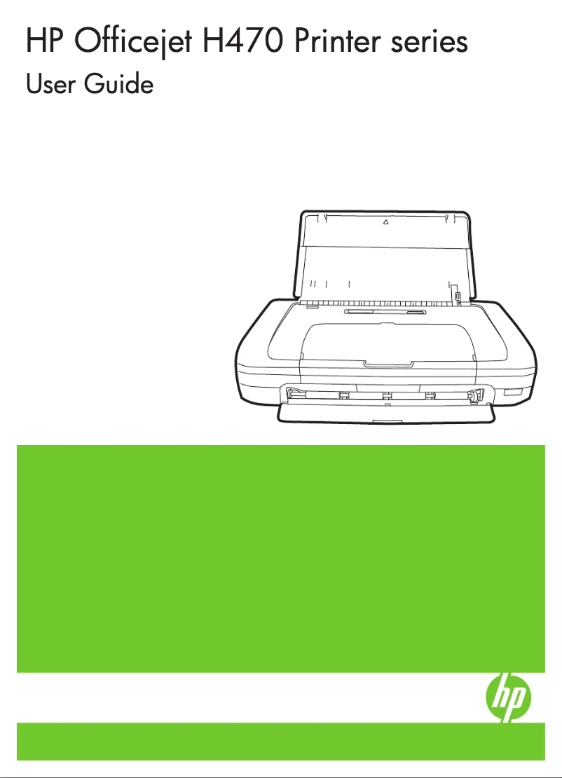 Page 1 de la notice Manuel utilisateur HP Officejet H470B