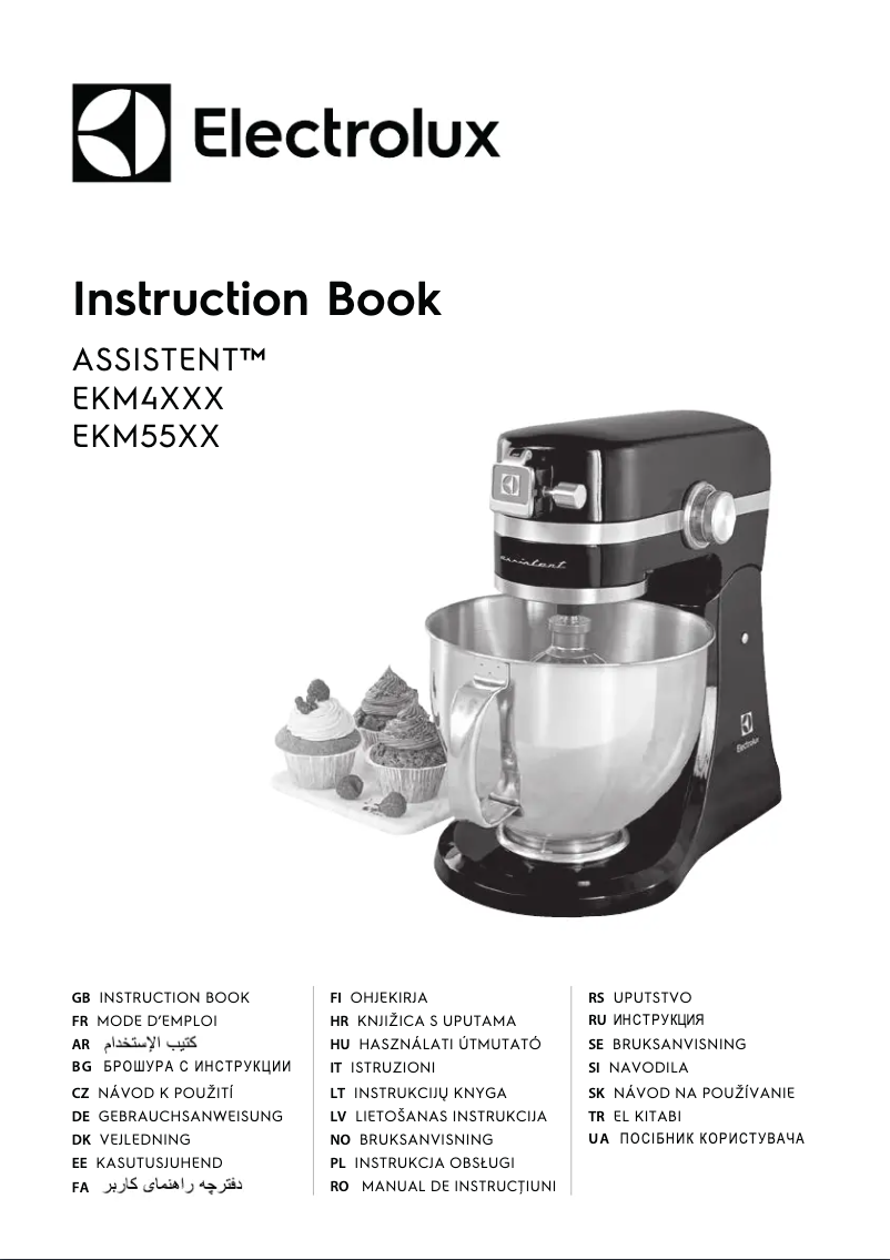 Page n°1 - Manuel utilisateur Electrolux EKM4000