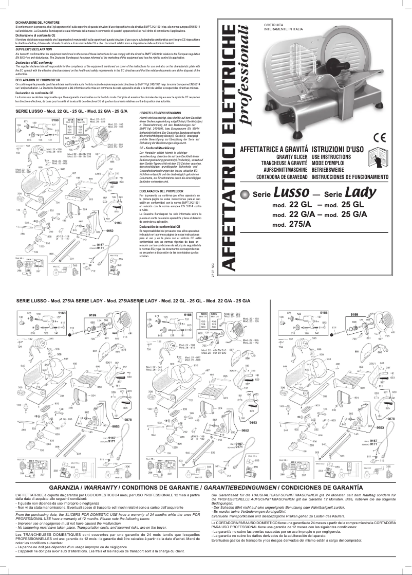 Image de la première page du manuel de l'appareil 22GL