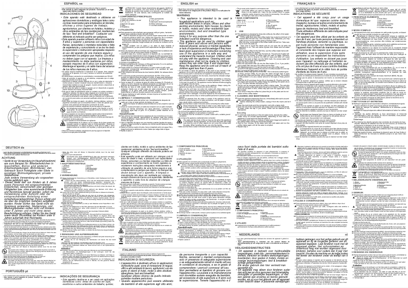 Page n°1 - Manuel utilisateur Solac Citro EX6151