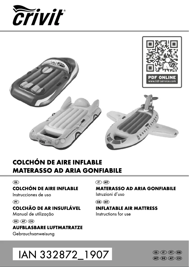 Image de la première page du manuel de l'appareil IAN 332872