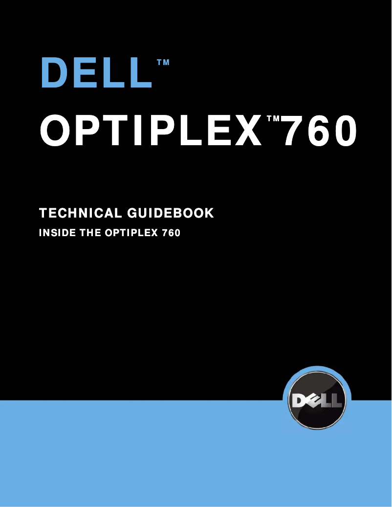 Page 1 de la notice Manuel utilisateur Dell OptiPlex 760 Small Form Factor
