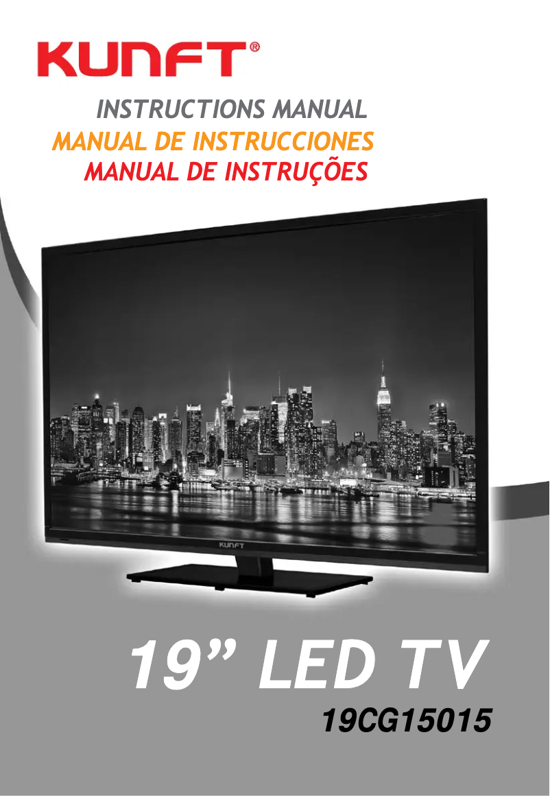 Page n°1 - Manuel utilisateur Kunft 19CG15015