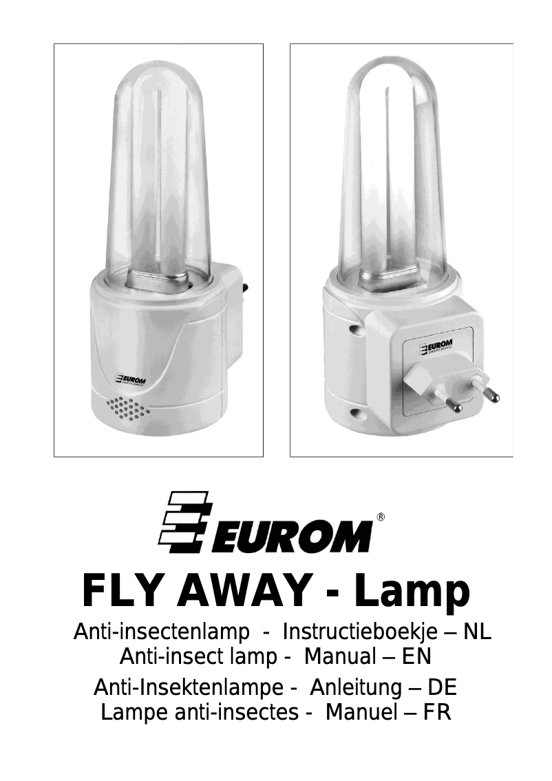 Página 1 del manual Manual de usuario Eurom Fly Away Lamp