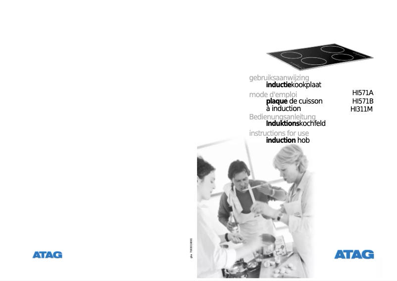 Page n°1 - Manuel utilisateur Atag HI571B