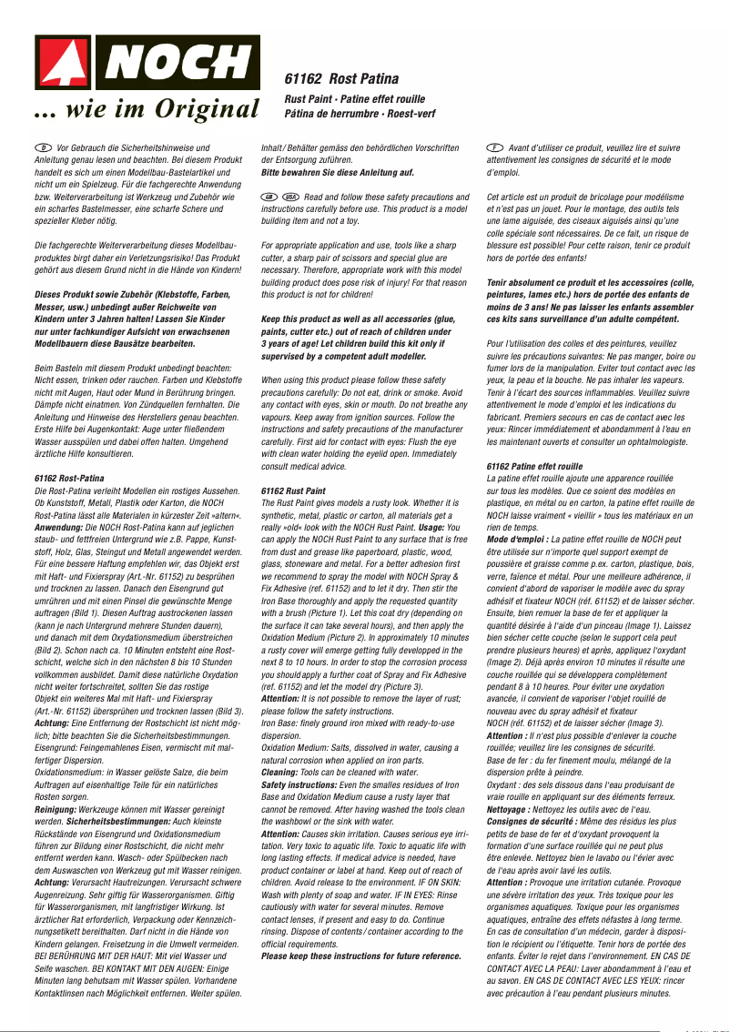 Image de la première page du manuel de l'appareil 61162