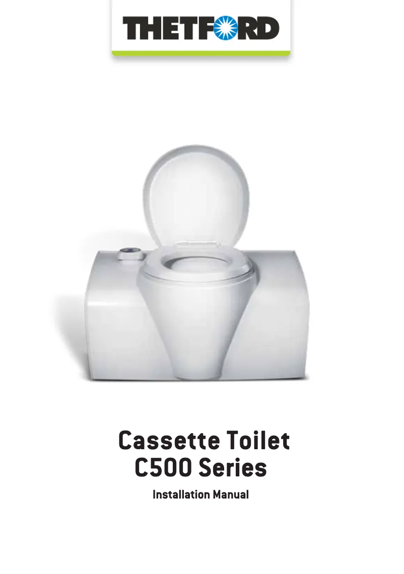 Page n°1 - Manuel utilisateur Thetford C500