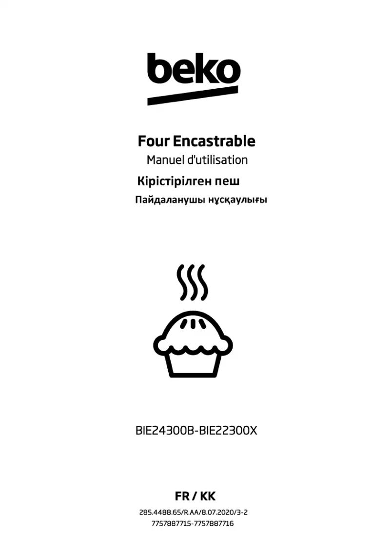 Image de la première page du manuel de l'appareil BIE24300B