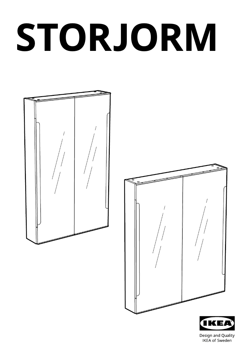 Página 1 del manual Manual de usuario Ikea STORJORM 402.500.73