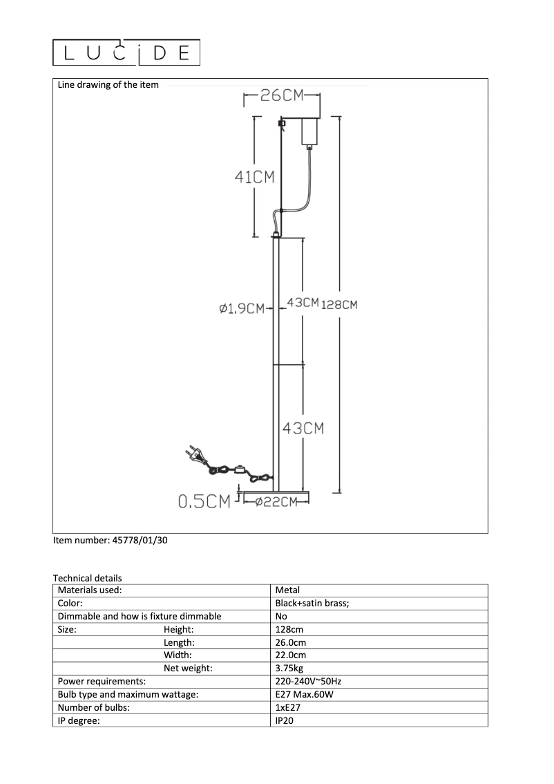 Image de la première page du manuel de l'appareil Malcolm 45778/01/30