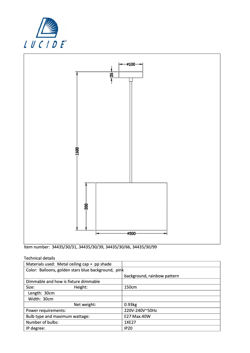 Image de la première page du manuel de l'appareil K3 34435/30/39