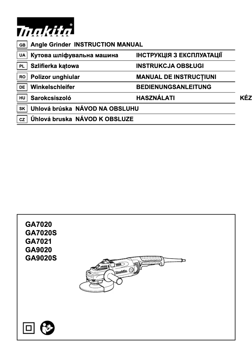 Image de la première page du manuel de l'appareil GA9020KD
