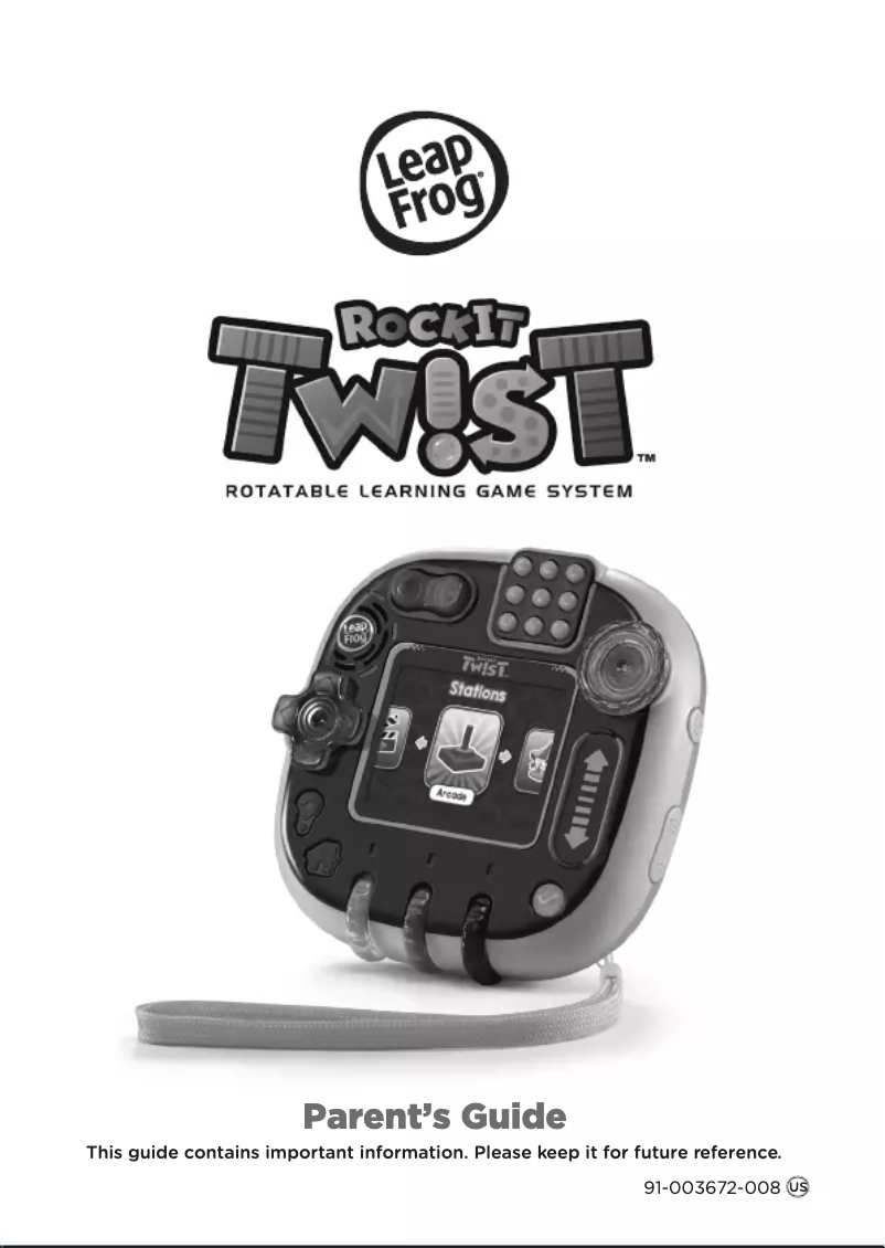 Page 1 de la notice Manuel utilisateur Leap Frog Rockit Twist