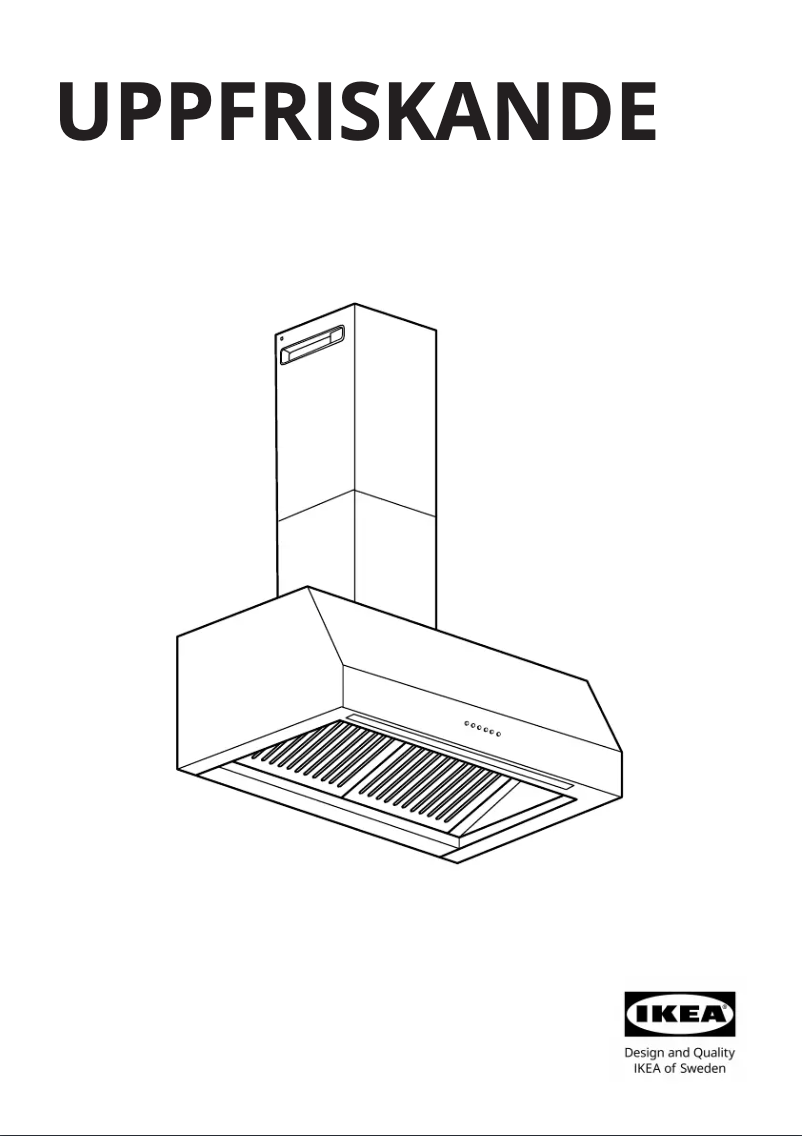 Imagen de la primera página del manual del dispositivo UPPFRISKANDE 005.270.21