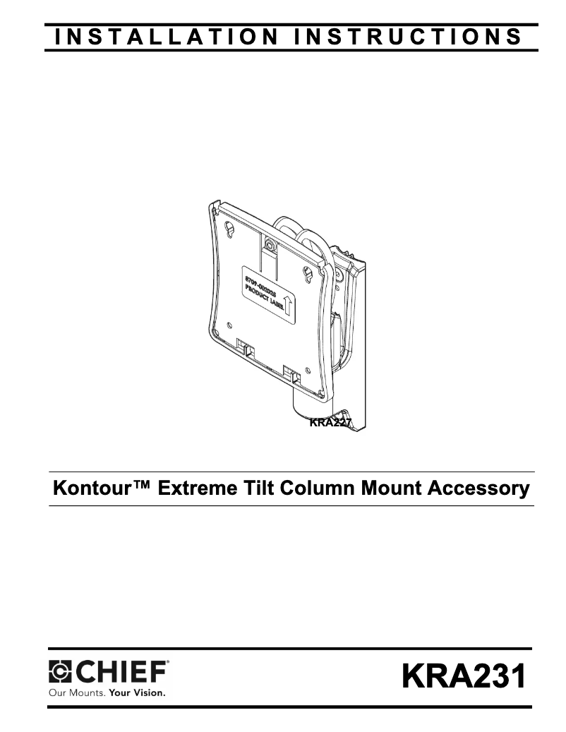 Image de la première page du manuel de l'appareil KRA231