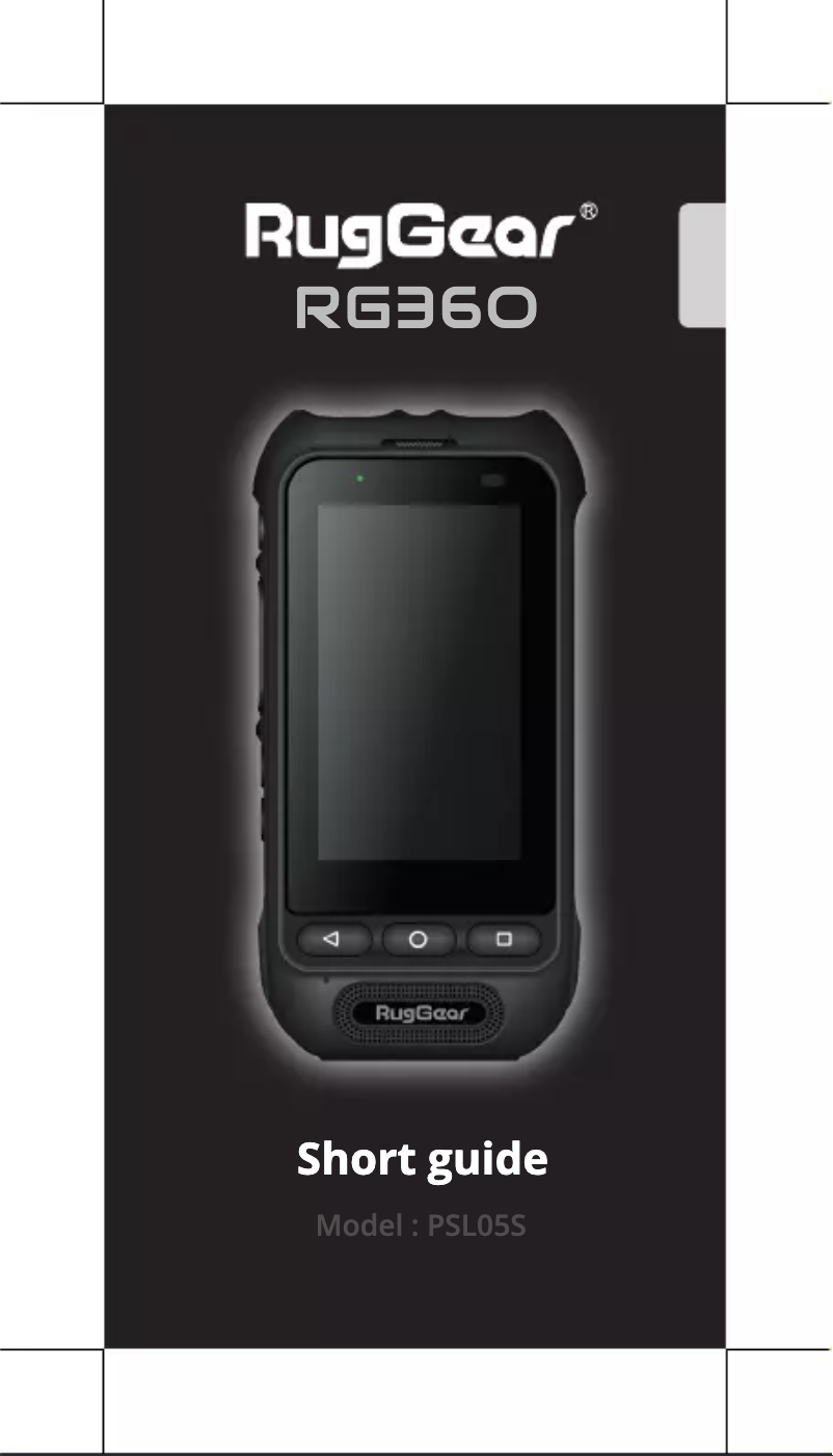 Page n°1 - Manuel utilisateur RugGear RG360