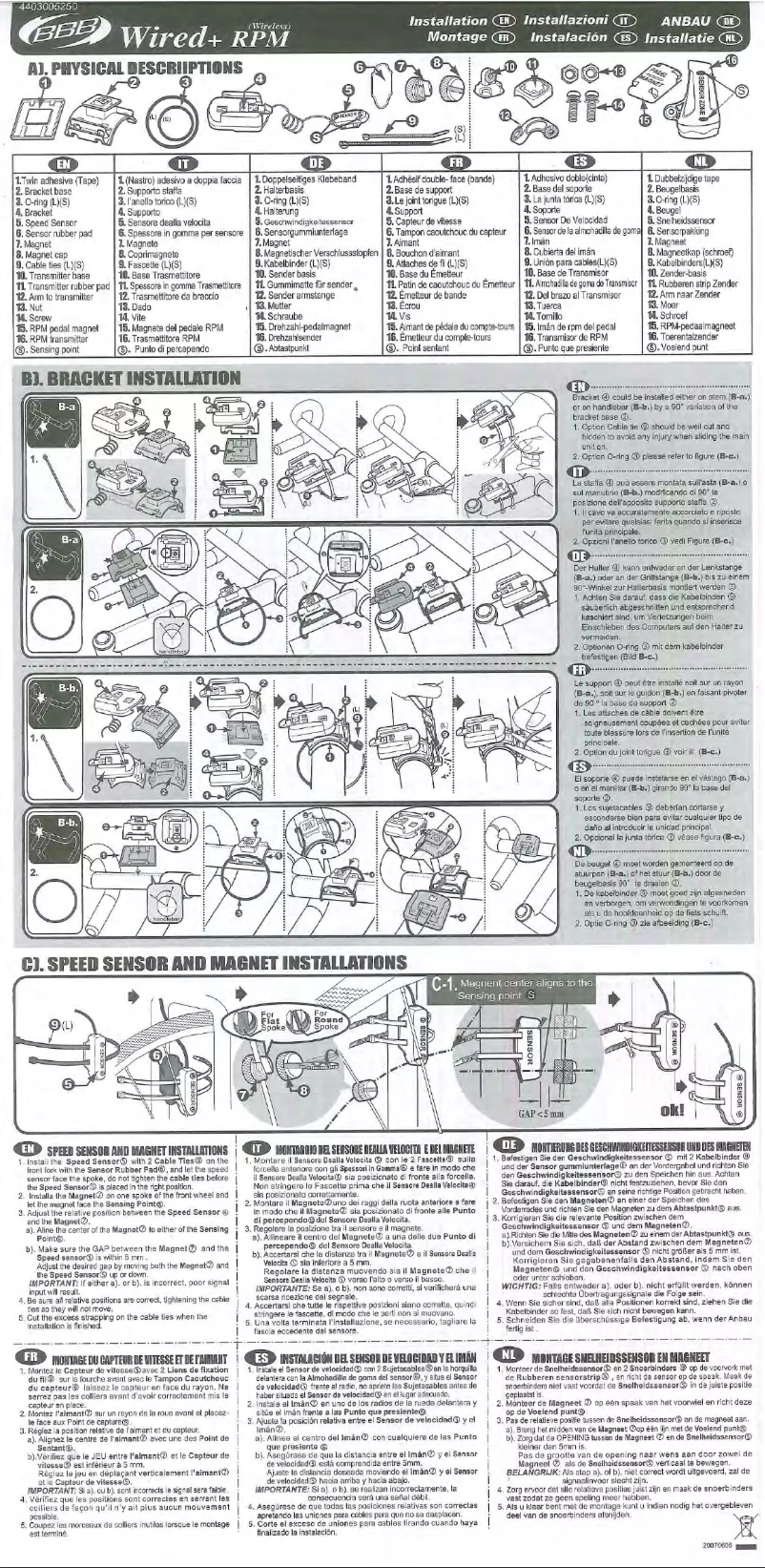 Página 1 del manual Manual de usuario BBB BCP-04C