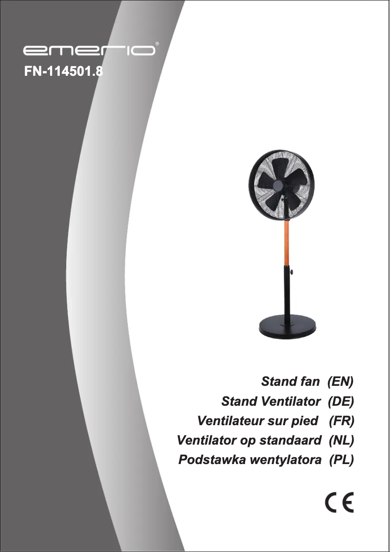 Page n°1 - Manuel utilisateur Emerio FN-114501