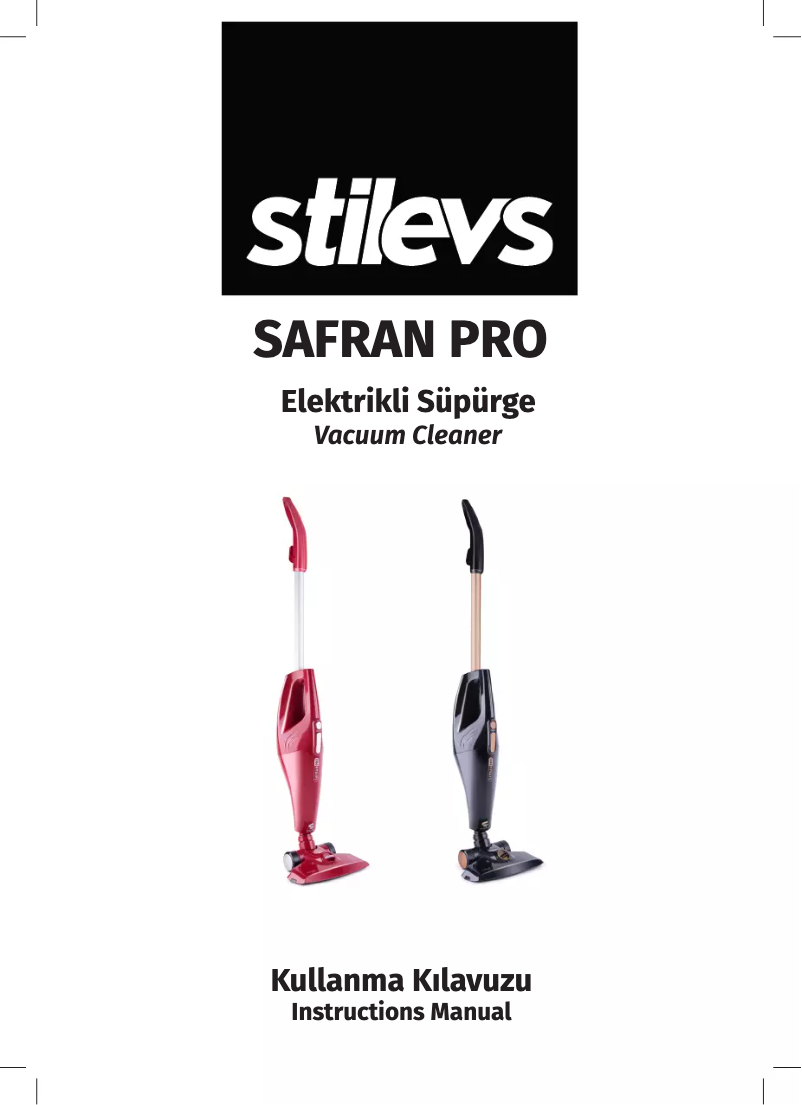 Page 1 de la notice Manuel utilisateur Stilevs Safran Pro