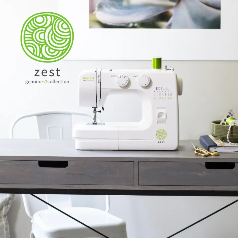 Page 1 de la notice Fiche technique Baby Lock Zest