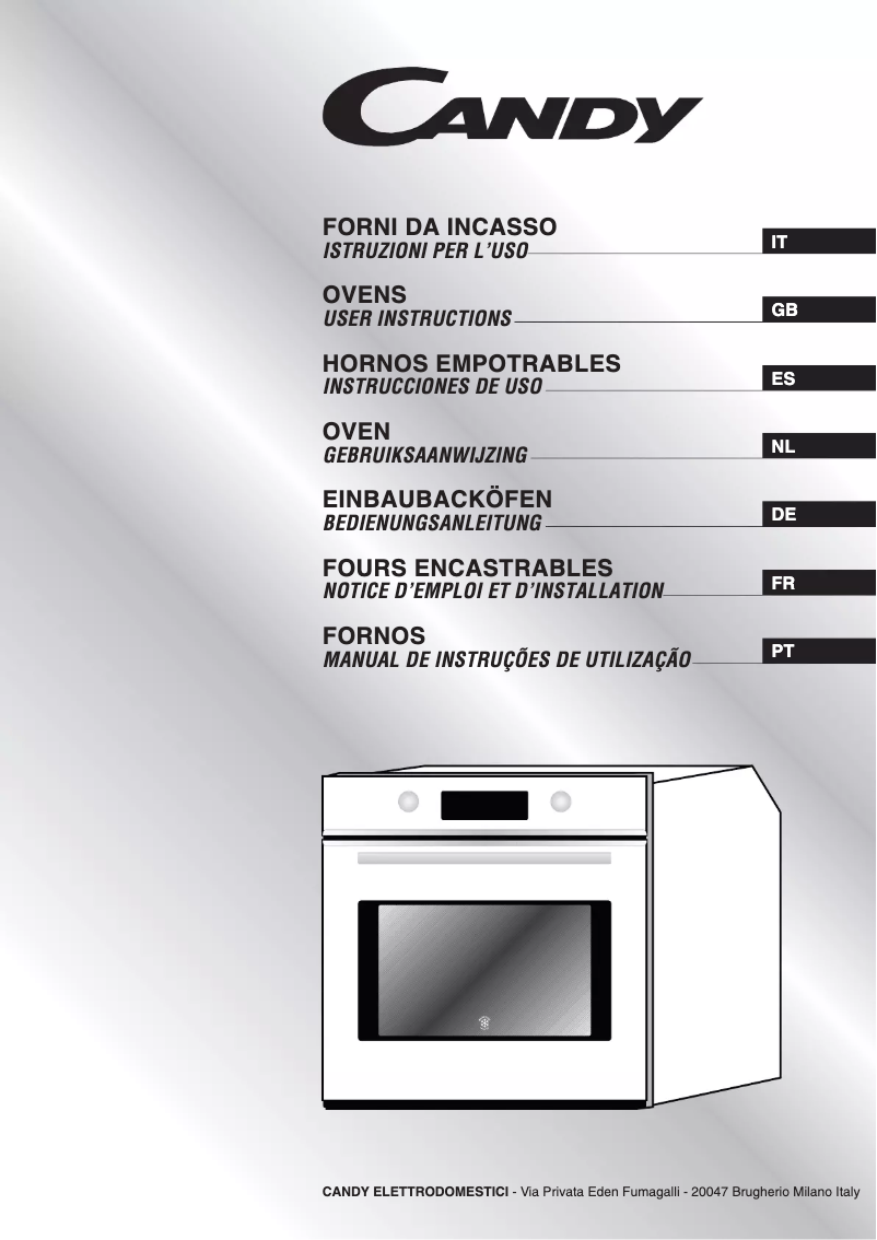 Page 1 de la notice Manuel utilisateur Candy FS 866 AQ
