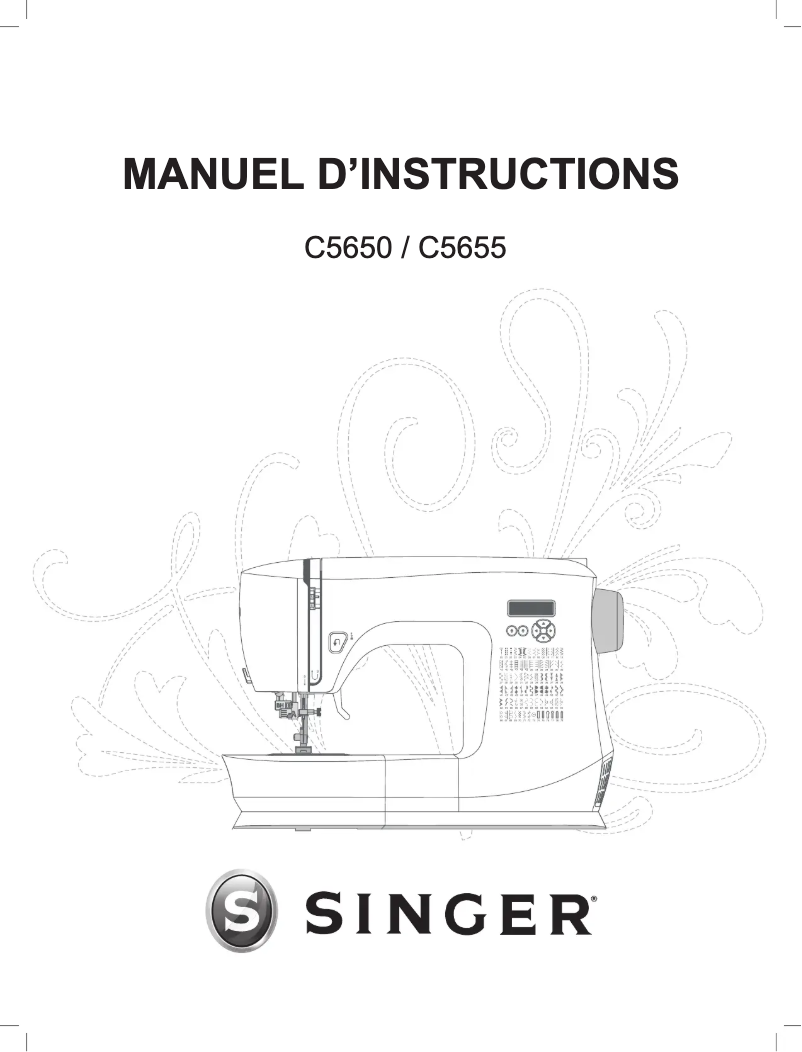 Page n°1 - Manuel utilisateur Singer C5650