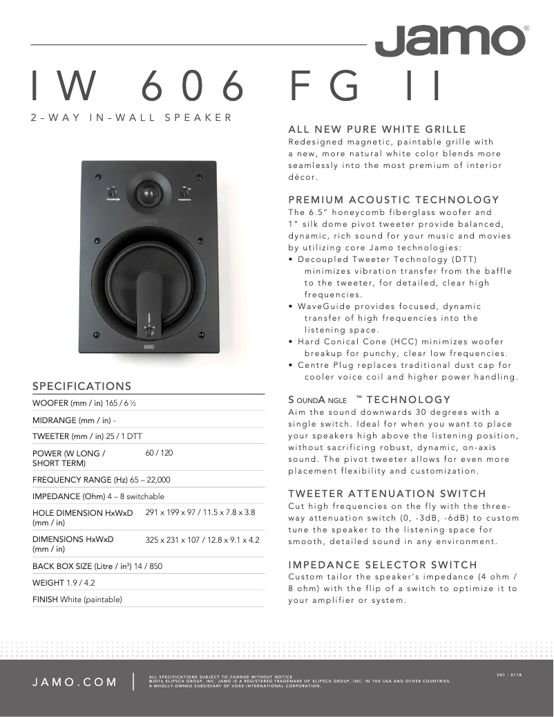 Image de la première page du manuel de l'appareil IW 606 FG II