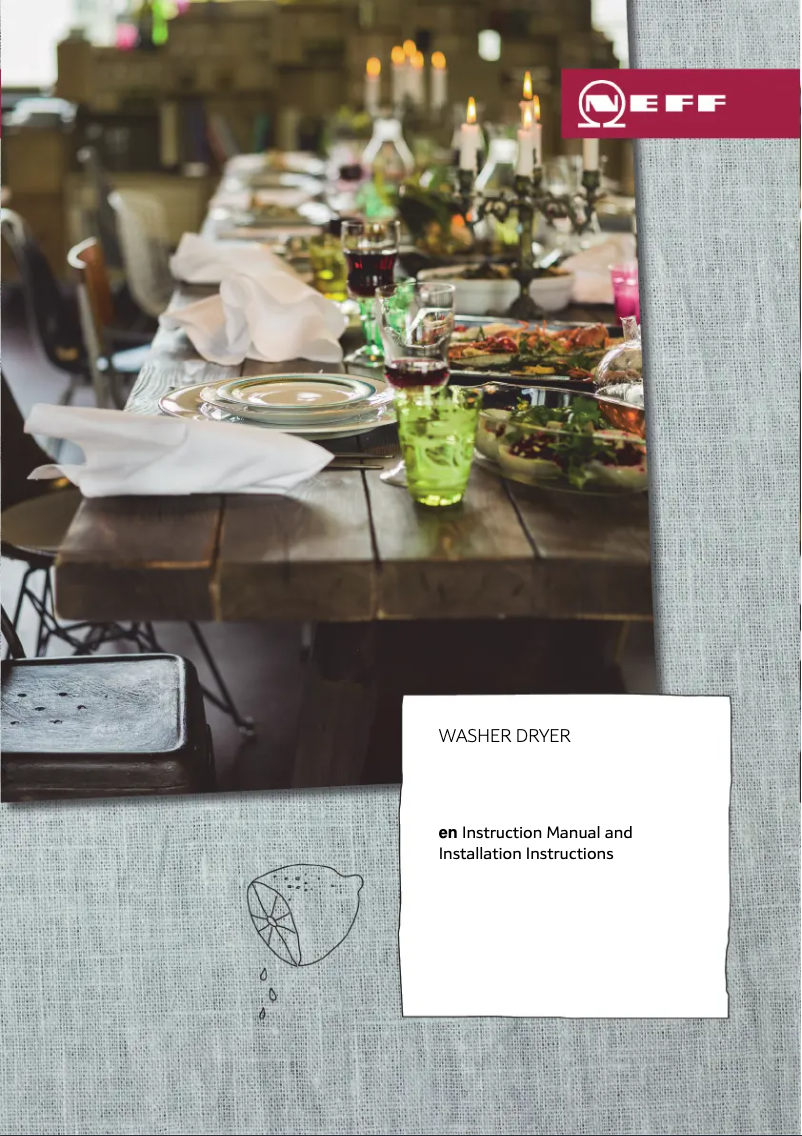 Página 1 del manual Guía de instalación Neff V6540X2GB