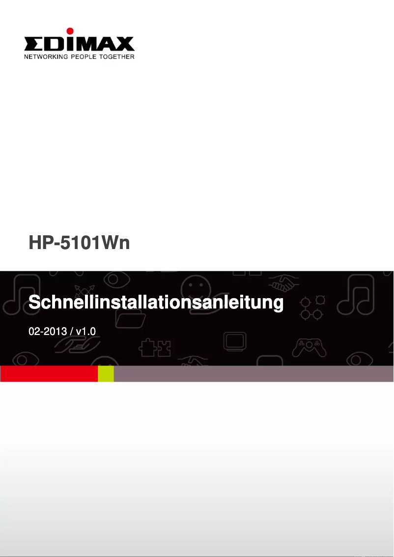 Page n°1 - Manuel utilisateur Edimax HP 5101Wn