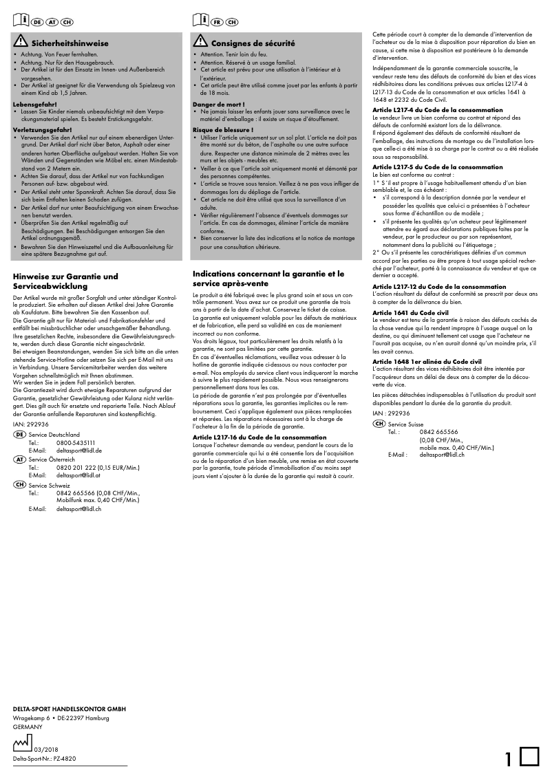 Página 1 del manual Manual de usuario Playtive IAN 284791