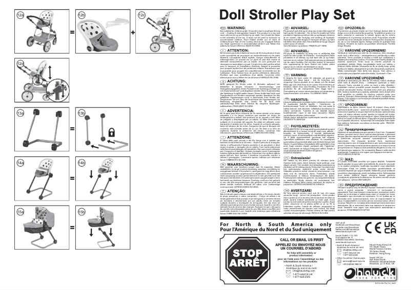 Image de la première page du manuel de l'appareil Doll Stroller Play Set