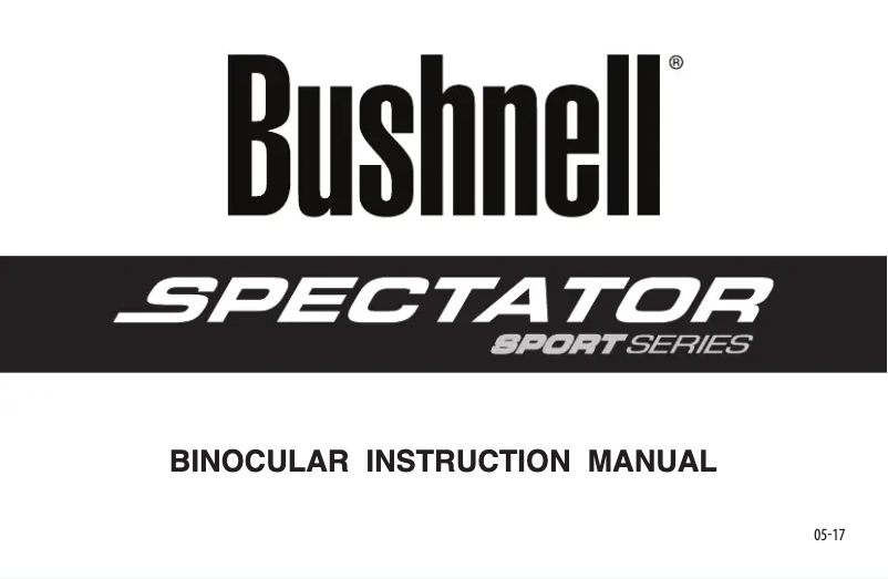 Page 1 de la notice Manuel utilisateur Bushnell Spectator Sport 4x30