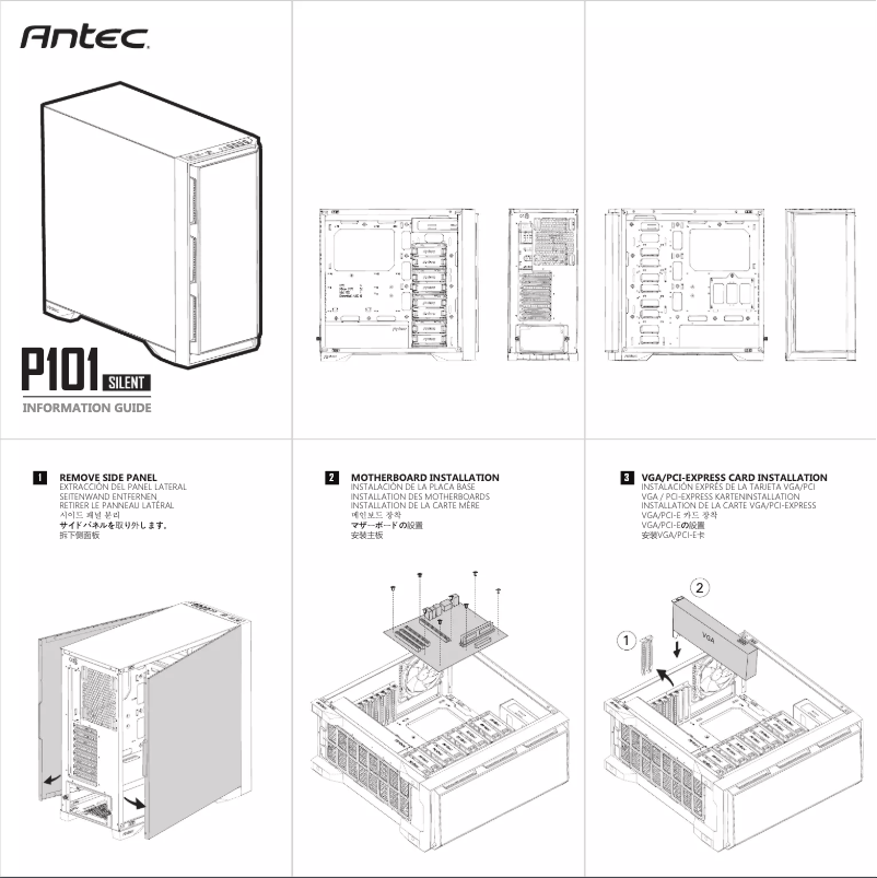 Image de la première page du manuel de l'appareil P101 Silent