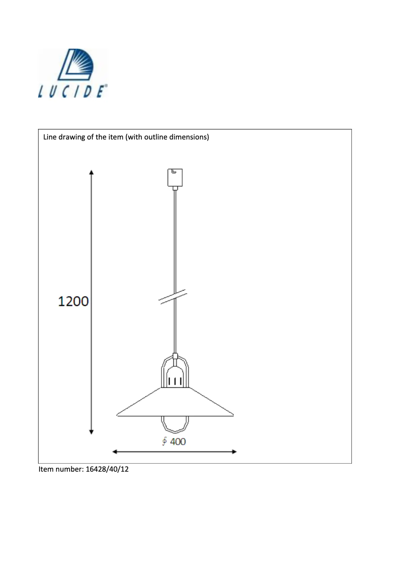 Page 1 de la notice Manuel utilisateur Lucide Marco