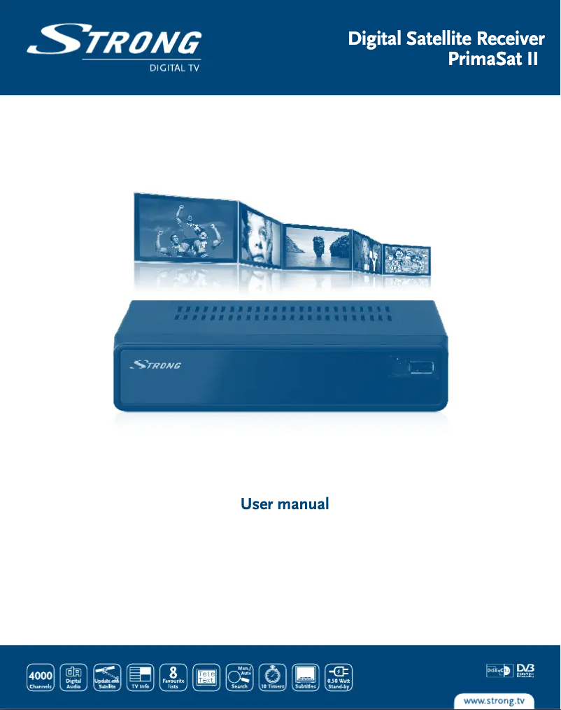 First page image of the manual for PrimaSat II