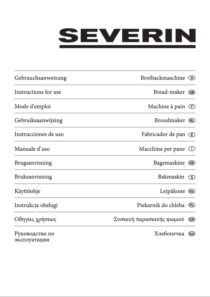 Image de la première page du manuel de l'appareil BM 3992