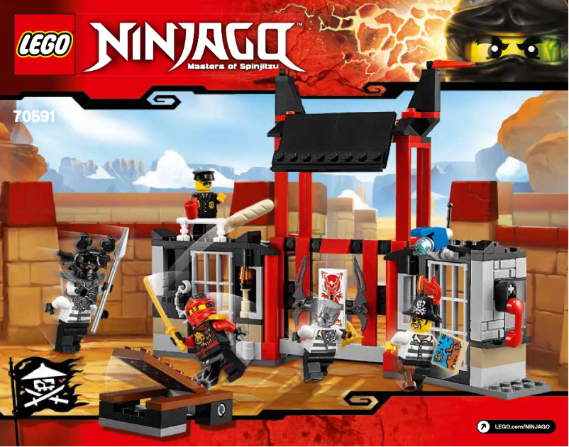 Page 1 de la notice Manuel utilisateur Lego Ninjago 70591