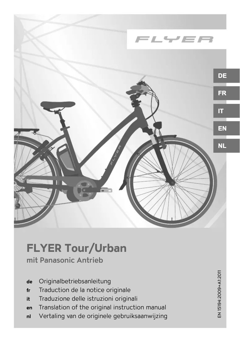 Página 1 del manual Manual de usuario Flyer Gotour 4